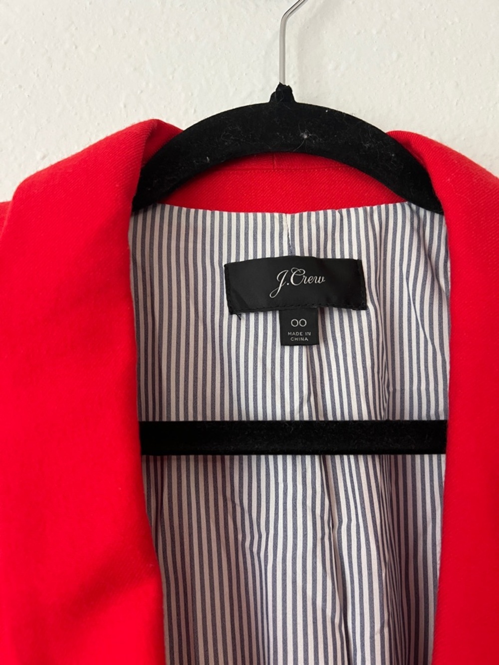 J.Crew Red Parke Schoolboy Blazer | Classic Tailored Jacket - Picture 3 of 4